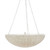 Alicante White Woven Rattan Bowl Uplight Pendant