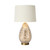 Almeria Dimpled Glass Base Classic Table Lamp