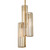 Baza Cylindrical Faceted Crystal Trio Pendant