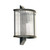 Calahorra Fluted Glass Wall Light - Antique Black