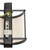 Calahorra Fluted Glass Wall Light - Antique Black-4