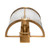 Calahorra Fluted Glass Wall Light - Brushed Brass-3