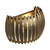 Cardena Slatted Brass Metal Decorative Wall Light