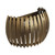 Cardena Slatted Brass Metal Decorative Wall Light-2