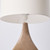 Castellion Sand Ceramic Ivory Shade Table Lamp-4