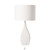 Castellion White Ceramic Ivory Shade Table Lamp-6