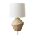 Ecija Beige Ceramic Geometric Table Lamp-3