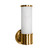 Ourense Natural Alabaster Wall Light - Brass