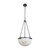 Simancas Alabaster Bowl Black Uplight Pendant-4