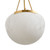 Simancas Alabaster Bowl Brass Uplight Pendant-3
