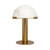 Simancas Alabaster Dome Brass Table Lamp