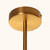 Cantabria Alabaster Dome Brushed Brass Pendant-9