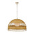 Ildefonso Natural Rattan Weave Dome Pendant Light-2