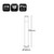 Portico IP44 Stainless Steel Louvred Bollard Light-1