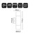 Seaford IP65 Up and Down Wall Light - Brushed Chrome-1