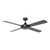 Tempest 52-Inch Plywood AC Ceiling Fan - Black