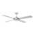 Tempest 52-Inch Plywood AC Ceiling Fan - Silver Aluminium