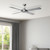 Tempest 52-Inch Plywood AC Ceiling Fan - Silver Aluminium-1