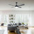 Tempo Plus 52-Inch AC Ceiling Fan with Light - Black-1