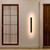 Hendrick IP65 Minimalist Black Linear LED Wall Light-5