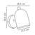 Gaston Scandinavian Bell Wall Light - Light Brown-7