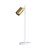 Alpore White Brass Adjustable Spotlight Desk Lamp-2