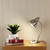 Axminster Brushed Chrome Gooseneck Desk Lamp-1