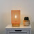 Beaconsfield Pink Mesh Cylinder Table Lamp-1