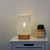 Beaconsfield White Mesh Cylinder Table Lamp-1
