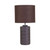 Bojano Matt Coffee Ceramic Table Lamp