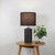 Bojano Matt Coffee Ceramic Table Lamp-1