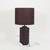 Bojano Matt Coffee Ceramic Table Lamp-2
