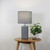 Bojano Matt Grey Ceramic Table Lamp-1
