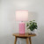 Bojano Matt Pink Ceramic Table Lamp-1