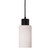 Challans Cylinder Glass Black Pendant - Opal-3