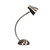 Congleton Brushed Chrome Arc Touch Desk Lamp