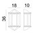 Corfe IP44 Traditional Black Flush Wall Light-2
