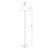 Dunstable Rattan Cone White Floor Lamp-3