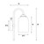 Eveline Brass Opal Matt Glass Indoor Wall Light-2
