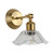 Favara Vintage Cut Glass Brass Wall Light - Clear-2