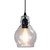 Grantham Clear Retro Plump Glass Pendant - Black