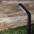 Havant IP54 Modern Black Angled LED Bollard Light-1