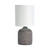 Hove Contemporary Scandi Ceramic Table Lamp - Taupe