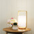Launceston White Cotton Portable Timber Table Lamp-1