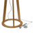 Lesoza Pine Tripod Floor Lamp with Tapered Grey Shade-1