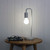 Lynmouth Scandustrial Bare Bulb Table Lamp - Grey-1