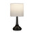Matlock Gloss Gunmetal Metal Touch Table Lamp