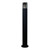 Nantwich Mirror Smoke Glass Black Bollard Light