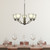 Ranika 5 Light Traditional Pendant Light - Antique Brass-1