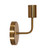 Stapleford Raw Minimalist Bulb Wall Light - Brushed Brass-1
